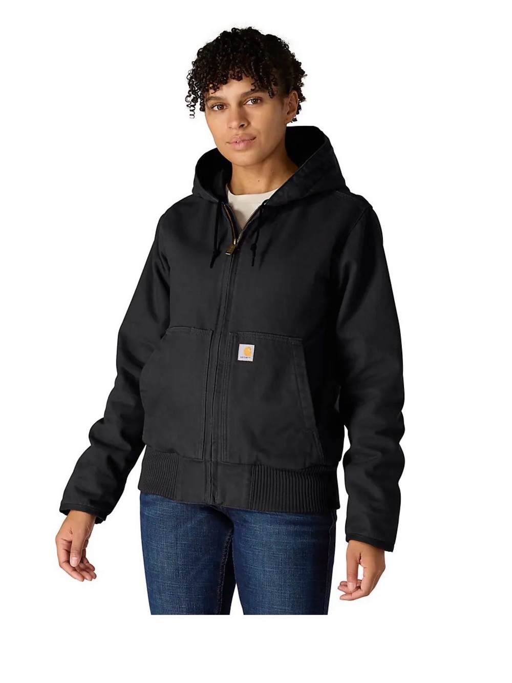 Carhartt Women's Washed Duck Active Jac - Black